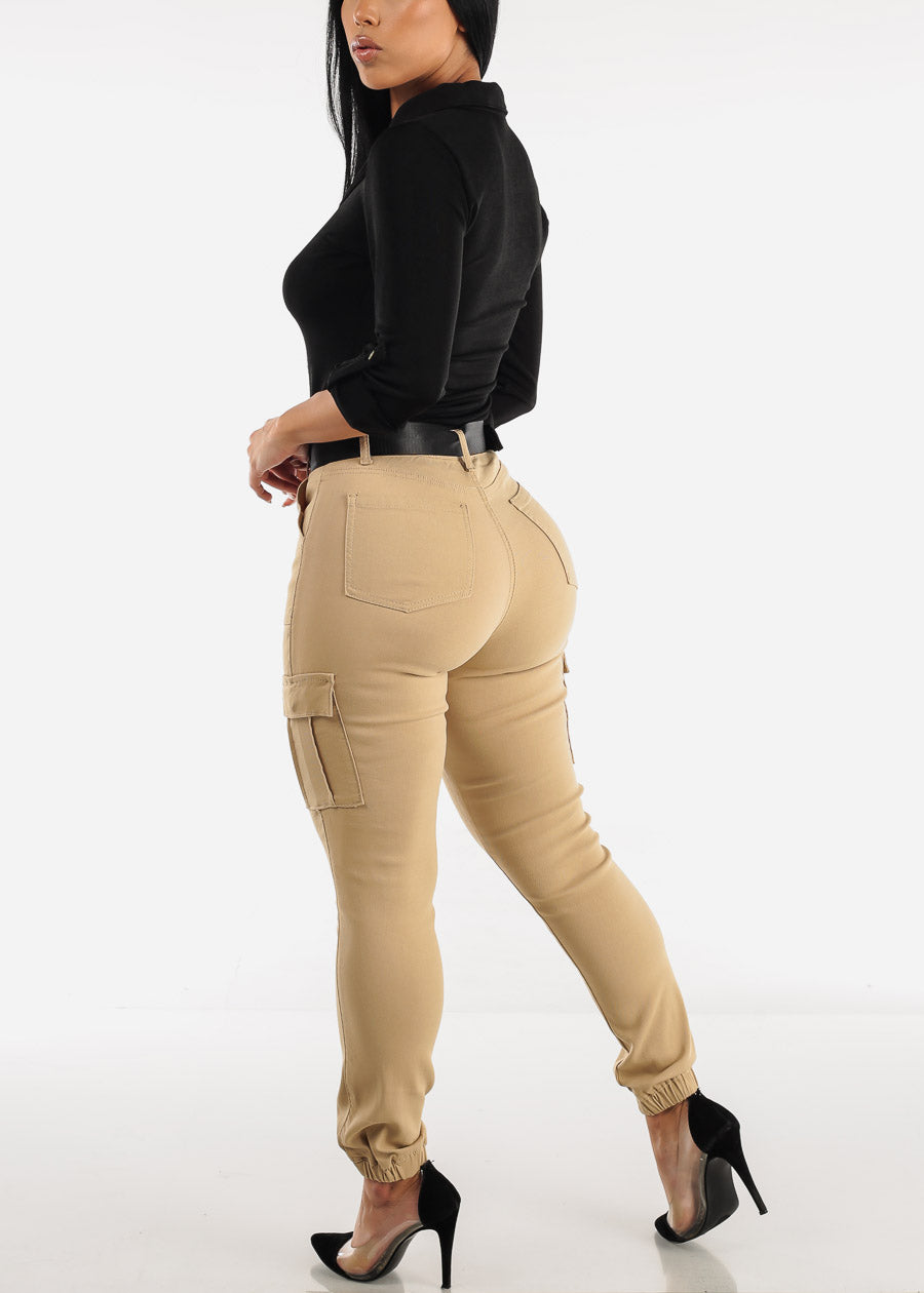 Buy Women's Camel Stretch Pants Online In India